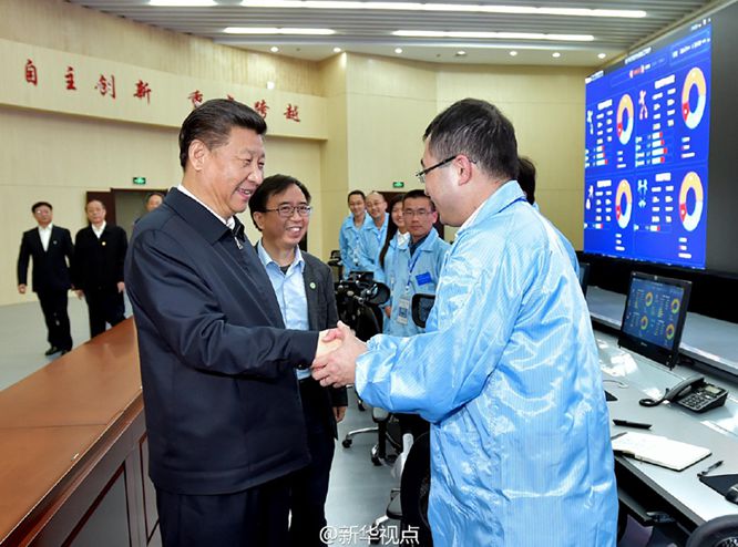 习总书记视察中科大